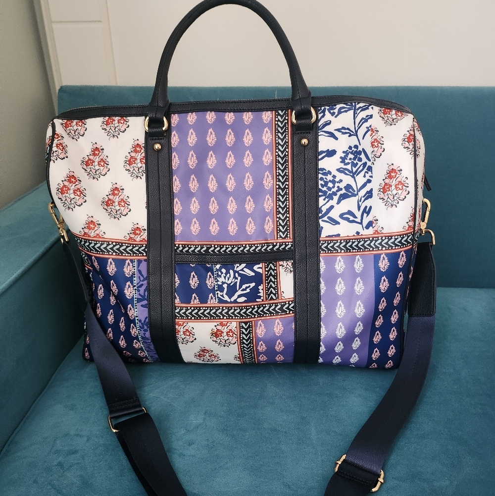 Anthropologie Gwendolyn Paisley Weekender Duffle Bag